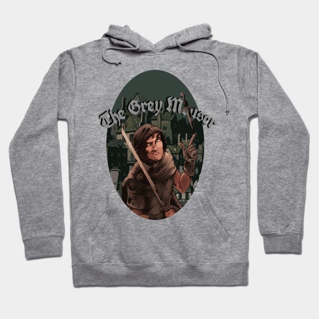 Gray Mouser Hoodie by zoesteve